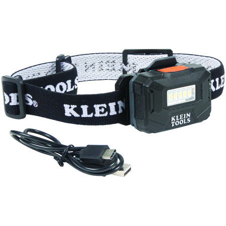 Klein Tools Rechargeable Light Array LED Headlamp with Adjustable Strap 56049